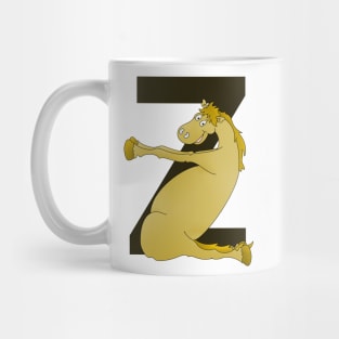 Monogram Z Pony Mug